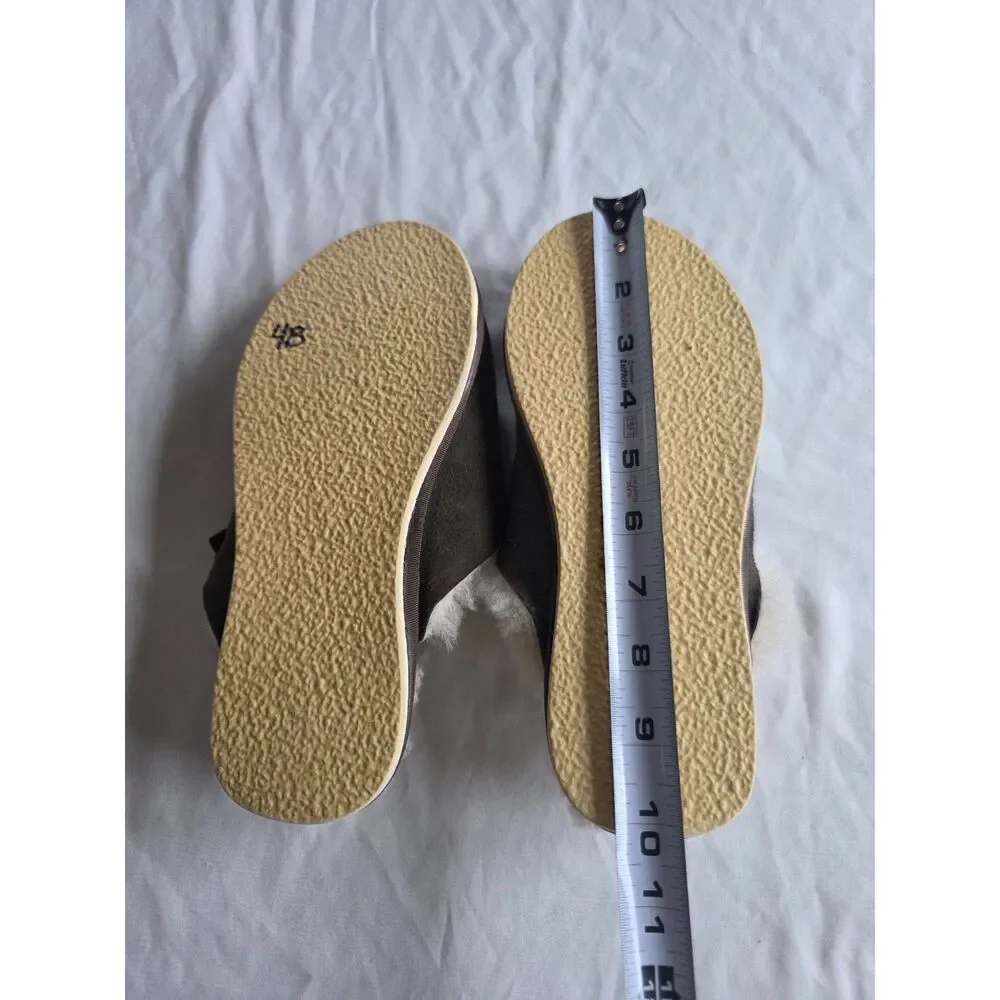 Celtic & Co Pure Sheepskin Suede Mules - Unworn - Mens 8.5/Womens 9.5